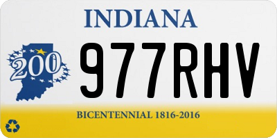 IN license plate 977RHV