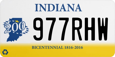 IN license plate 977RHW
