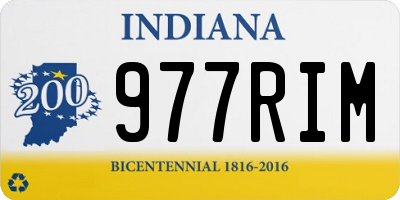 IN license plate 977RIM