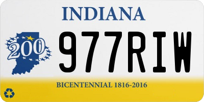 IN license plate 977RIW