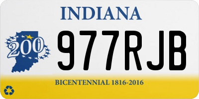 IN license plate 977RJB