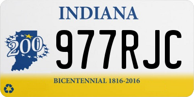 IN license plate 977RJC