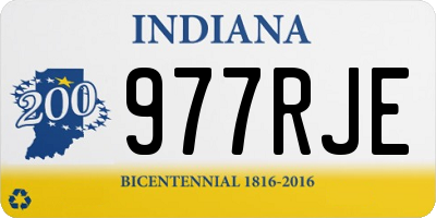 IN license plate 977RJE