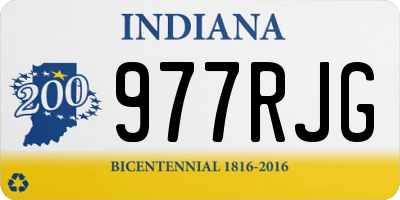 IN license plate 977RJG