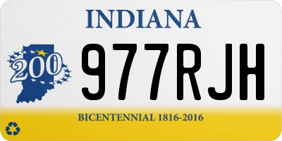 IN license plate 977RJH