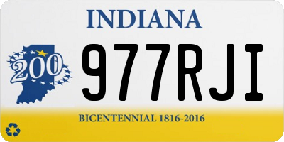 IN license plate 977RJI