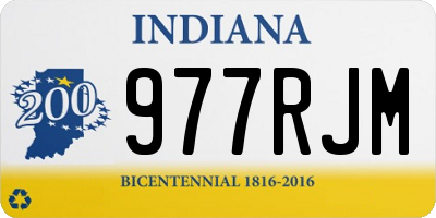 IN license plate 977RJM