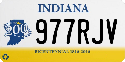 IN license plate 977RJV