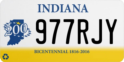 IN license plate 977RJY