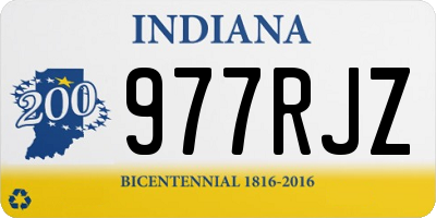 IN license plate 977RJZ
