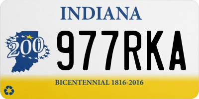 IN license plate 977RKA
