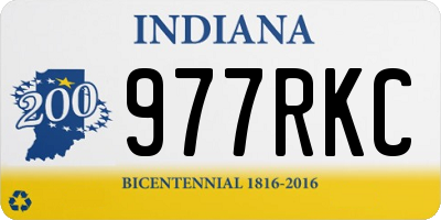 IN license plate 977RKC