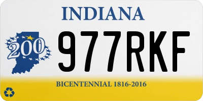 IN license plate 977RKF