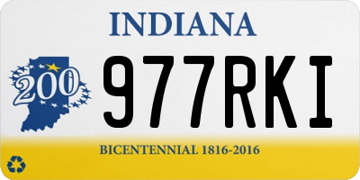 IN license plate 977RKI