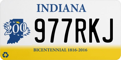 IN license plate 977RKJ
