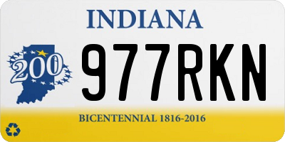 IN license plate 977RKN