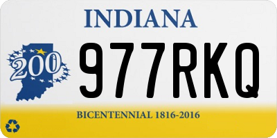IN license plate 977RKQ