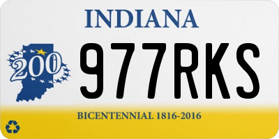 IN license plate 977RKS
