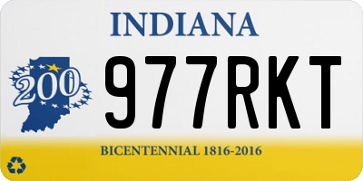 IN license plate 977RKT