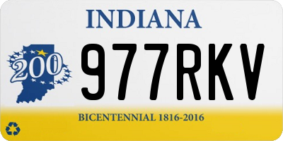 IN license plate 977RKV