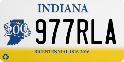 IN license plate 977RLA