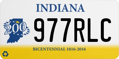 IN license plate 977RLC