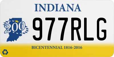 IN license plate 977RLG