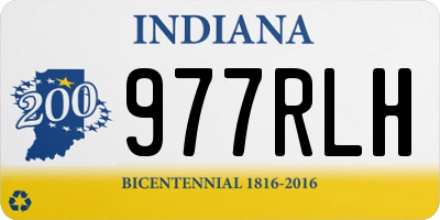 IN license plate 977RLH