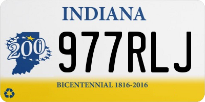 IN license plate 977RLJ