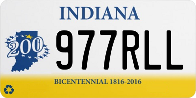 IN license plate 977RLL