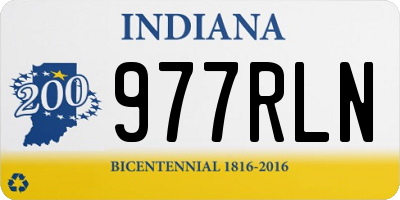 IN license plate 977RLN