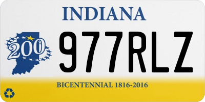IN license plate 977RLZ