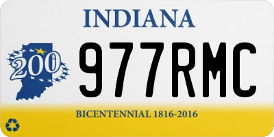 IN license plate 977RMC
