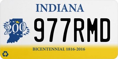 IN license plate 977RMD