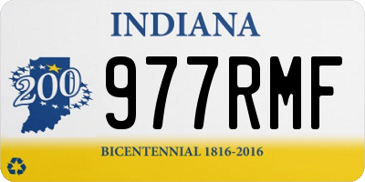 IN license plate 977RMF