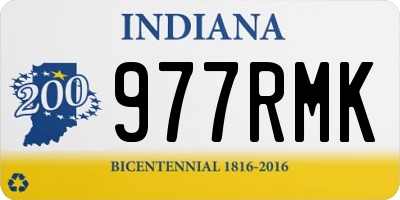 IN license plate 977RMK
