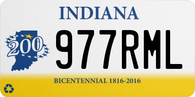 IN license plate 977RML