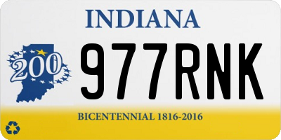 IN license plate 977RNK