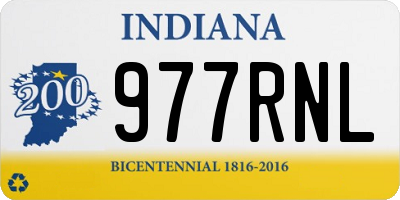 IN license plate 977RNL