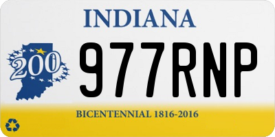 IN license plate 977RNP