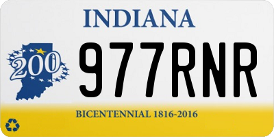 IN license plate 977RNR