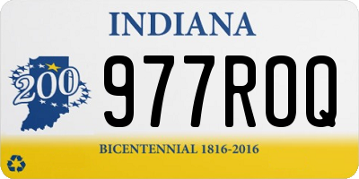 IN license plate 977ROQ