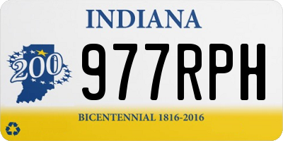 IN license plate 977RPH