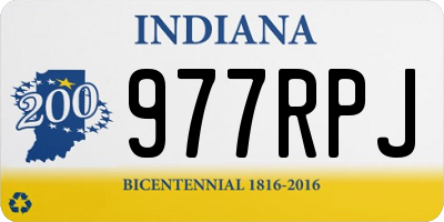 IN license plate 977RPJ
