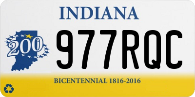 IN license plate 977RQC