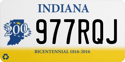 IN license plate 977RQJ