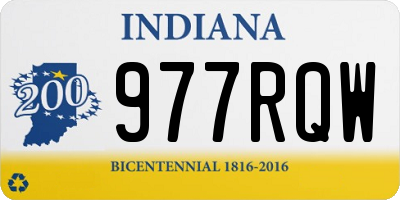 IN license plate 977RQW