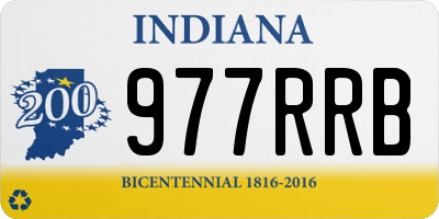 IN license plate 977RRB