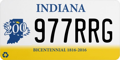 IN license plate 977RRG