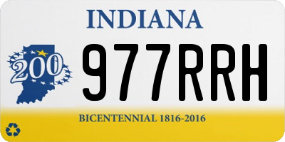 IN license plate 977RRH